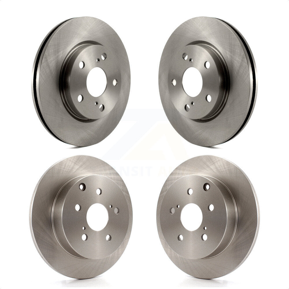 Front Rear Disc Brake Rotors Kit For 2012-2018 Toyota Prius V K8-101466