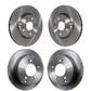 Front Rear Disc Brake Rotors Kit For Lexus IS250 K8-101473