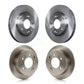 Front Rear Disc Brake Rotors Kit For Hyundai Elantra K8-101474
