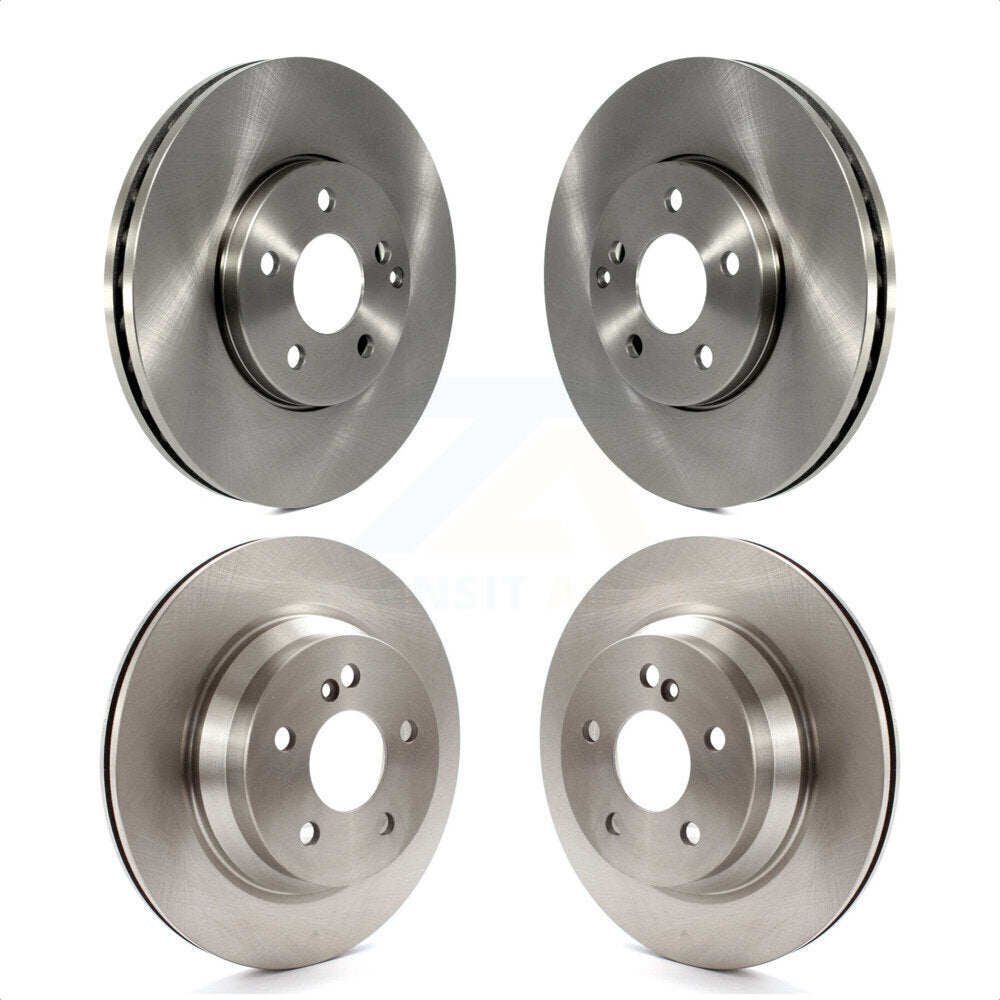 Front Rear Disc Brake Rotors Kit For Mercedes-Benz E350 E320 AWD K8-101477