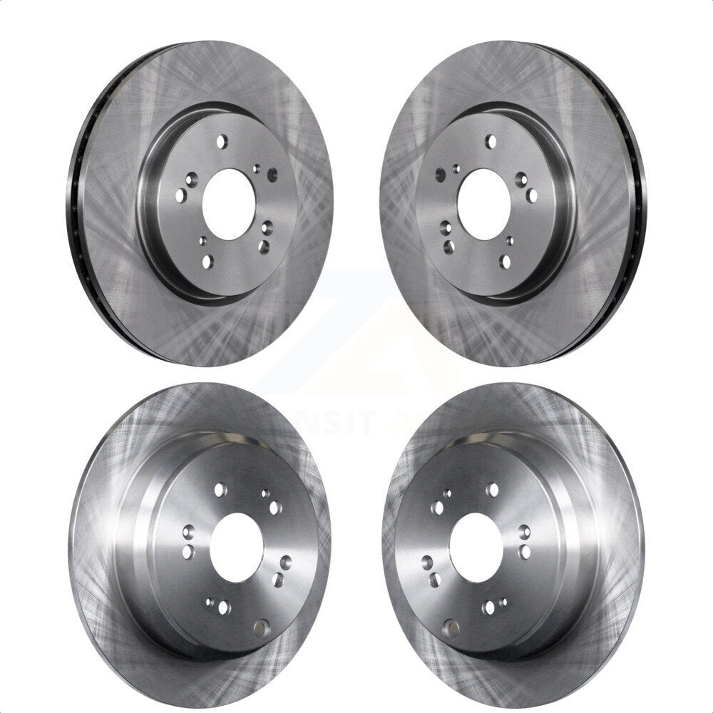 Front Rear Disc Brake Rotors Kit For Honda CR-V Acura RDX K8-101478