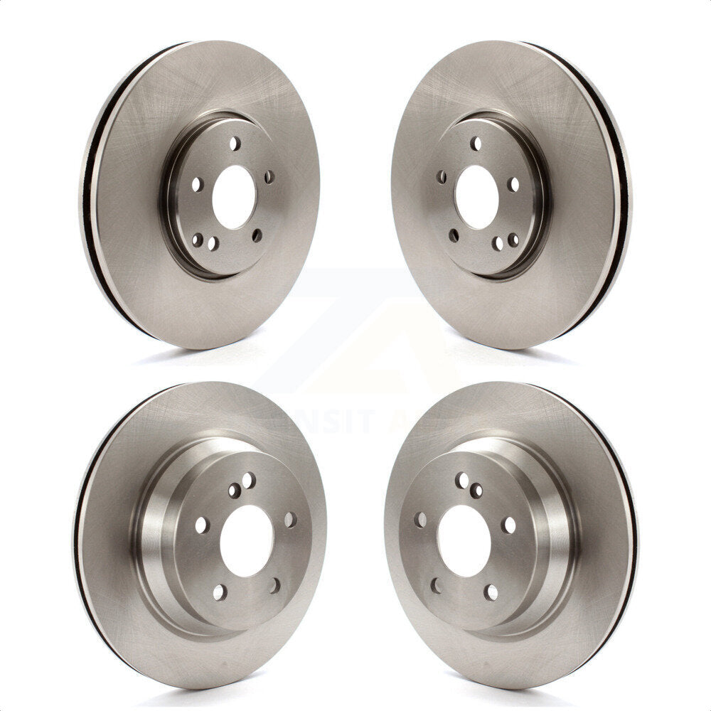 Front Rear Disc Brake Rotors Kit For Mercedes-Benz E500 E550 AWD K8-101480