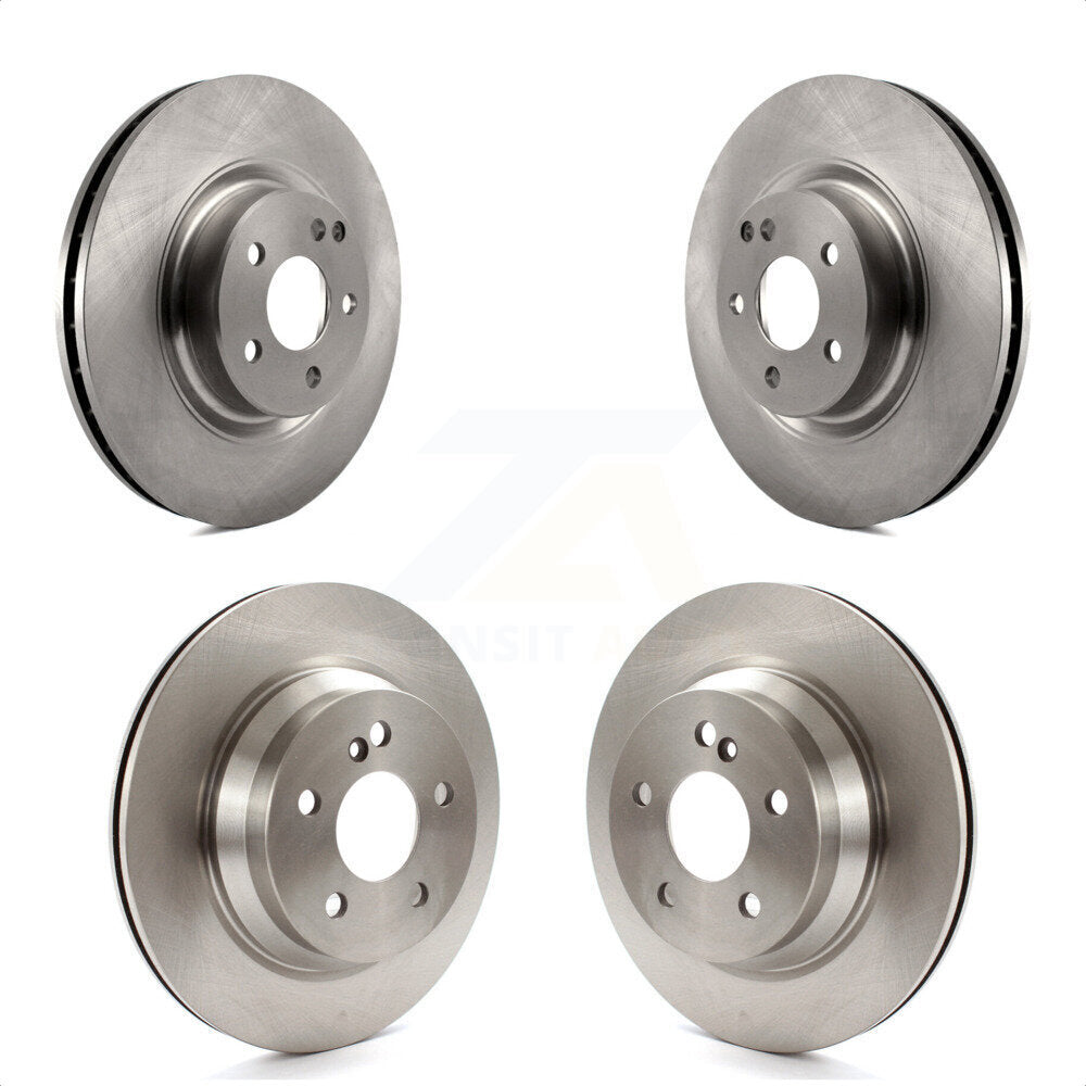 Front Rear Disc Brake Rotors Kit For Mercedes-Benz GLK350 CLS550 CLS500 GLK250 E550 K8-101486