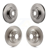 Front Rear Disc Brake Rotors Kit For Mercedes-Benz GLK350 CLS550 CLS500 GLK250 E550 K8-101486