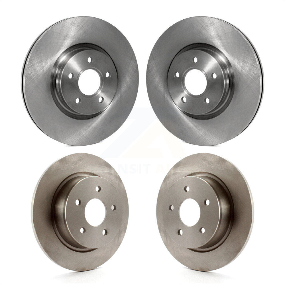 Front Rear Disc Brake Rotors Kit For Ford Escape Transit Connect K8-101488