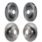 Front Rear Disc Brake Rotors Kit For Nissan Altima K8-101491
