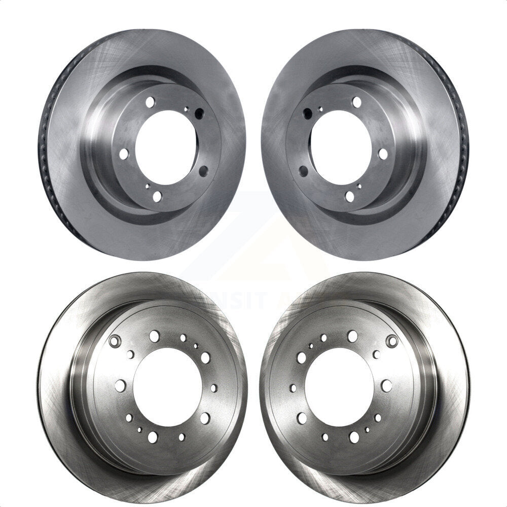 Front Rear Disc Brake Rotors Kit For Toyota Tundra Sequoia Lexus LX570 Land Cruiser K8-101498