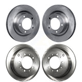 Front Rear Disc Brake Rotors Kit For Toyota Tundra Sequoia Lexus LX570 Land Cruiser K8-101498