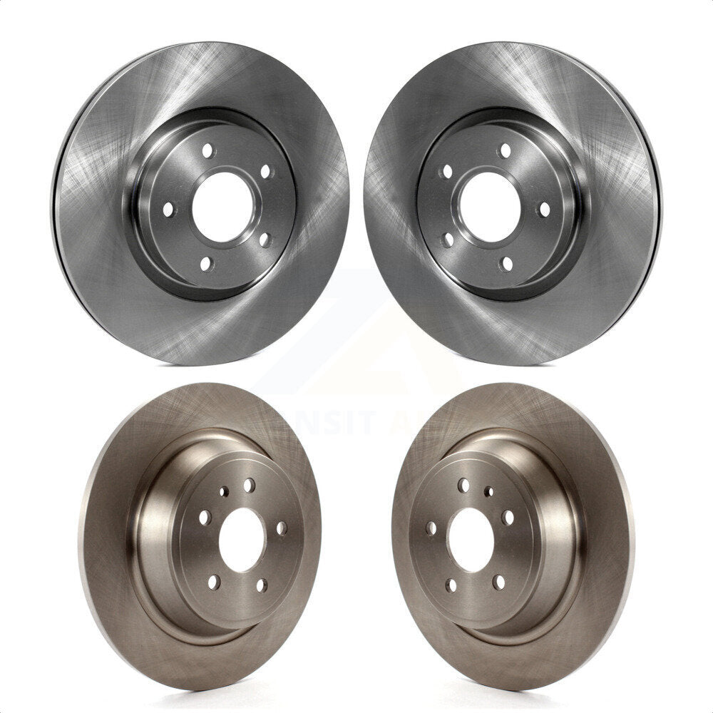 Front Rear Disc Brake Rotors Kit For Ford Escape K8-101506