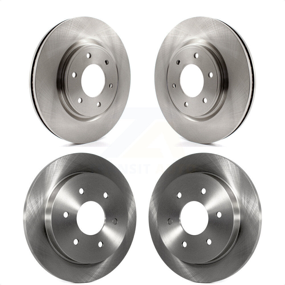 Front Rear Disc Brake Rotors Kit For Nissan Armada TITAN INFINITI QX56 K8-101518