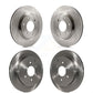 Front Rear Disc Brake Rotors Kit For INFINITI Nissan Armada QX80 QX56 K8-101519