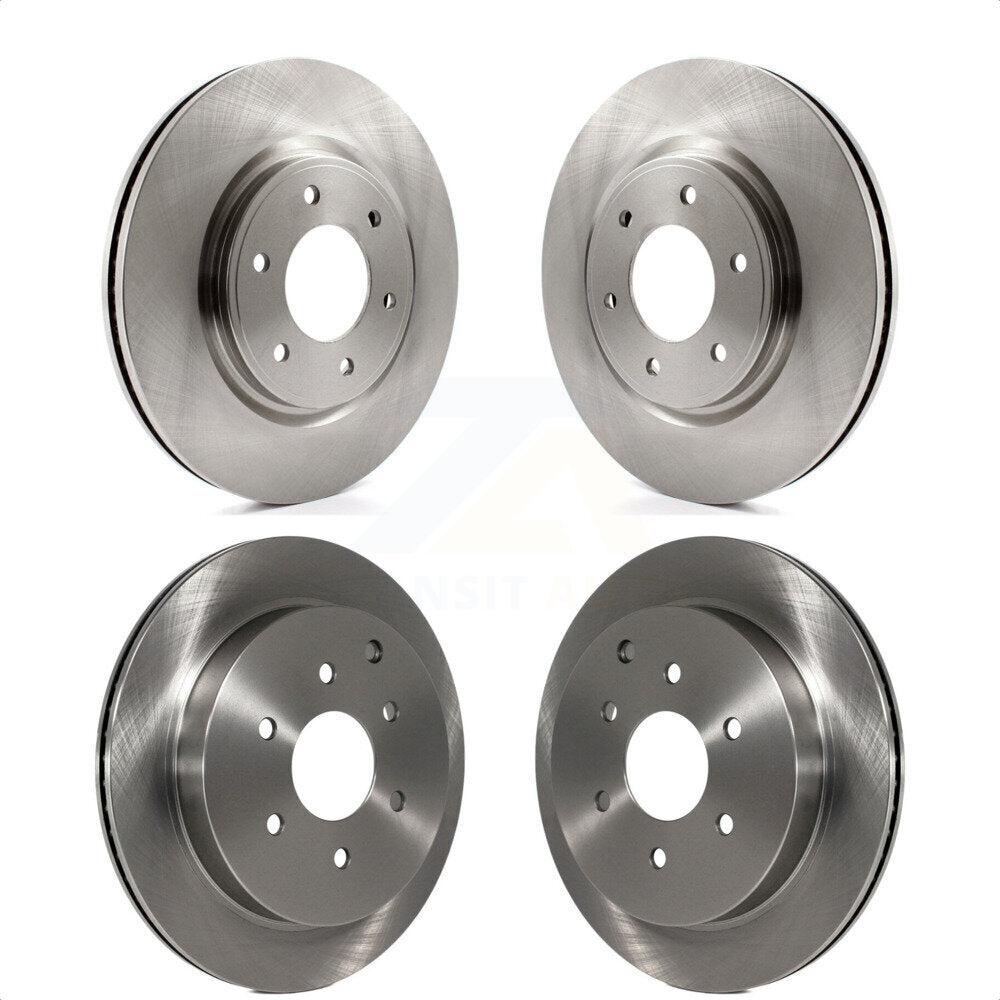 Front Rear Disc Brake Rotors Kit For INFINITI Nissan Armada QX80 QX56 K8-101519