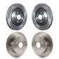 Front Rear Disc Brake Rotors Kit For 2008-2013 Toyota Highlander K8-101521