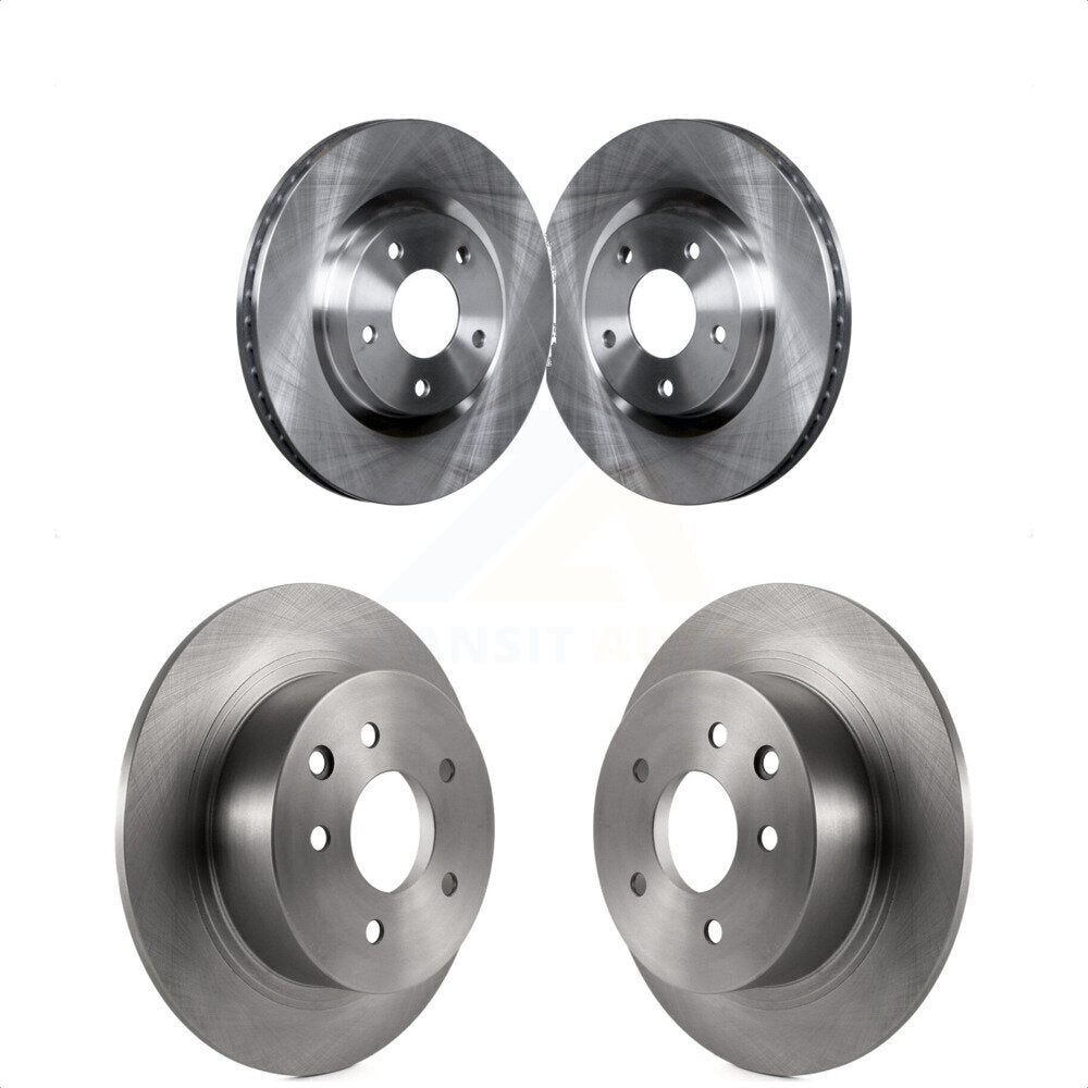 Front Rear Disc Brake Rotors Kit For 2007-2012 Nissan Sentra SE-R K8-101524