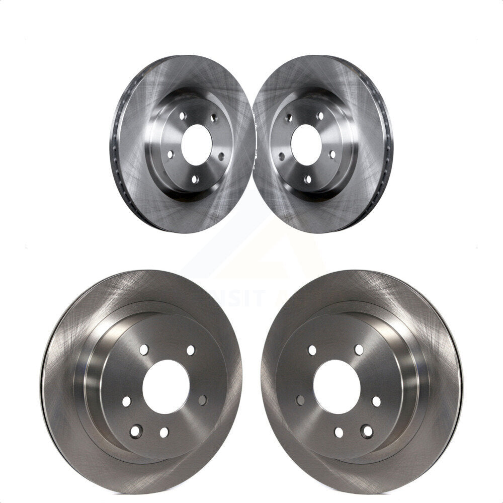 Front Rear Disc Brake Rotors Kit For Nissan Rogue Select K8-101525