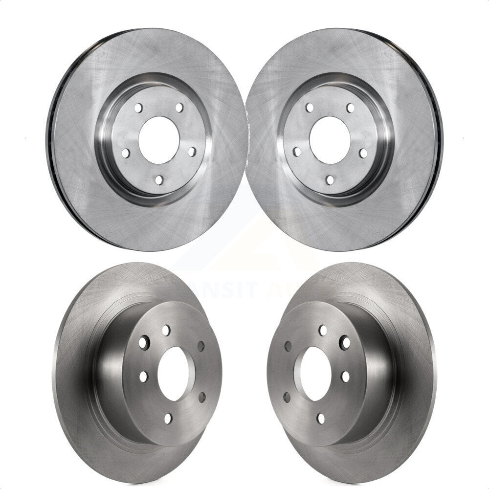 Front Rear Disc Brake Rotors Kit For 2007-2012 Nissan Sentra SE-R Spec V K8-101526
