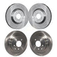 Front Rear Disc Brake Rotors Kit For 2014-2017 Nissan Juke Nismo RS K8-101527