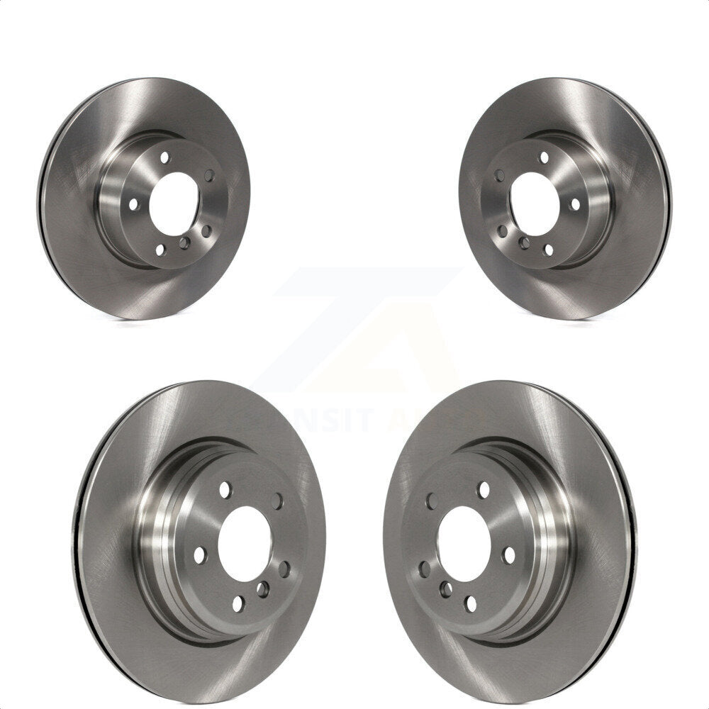 Front Rear Disc Brake Rotors Kit For BMW 330i xDrive 430i Without Blue Painted Calipers K8-101537
