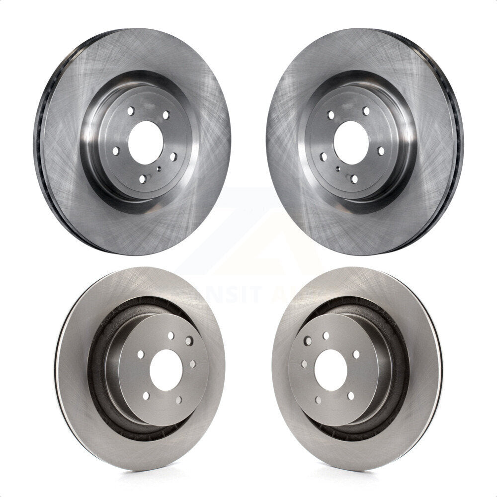 Front Rear Disc Brake Rotors Kit For INFINITI G37 Nissan 370Z Q60 Z K8-101543