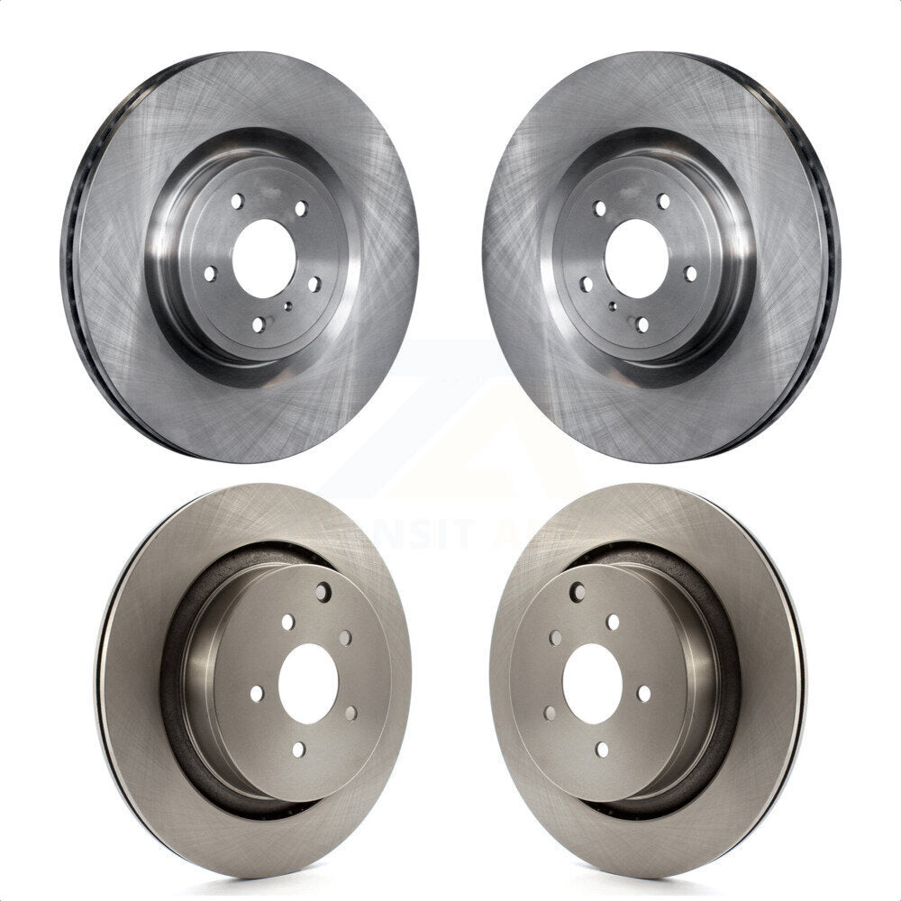 Front Rear Disc Brake Rotors Kit For INFINITI Q50 M37 Q60 Q70 Q70L QX70 M56 FX50 K8-101544