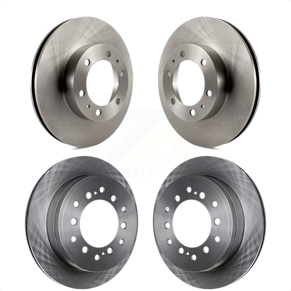 Front Rear Disc Brake Rotors Kit For 2010-2014 Toyota FJ Cruiser K8-101547