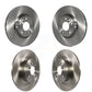 Front Rear Disc Brake Rotors Kit For 2016-2017 Land Rover Range Evoque With 300mm Diameter Rotor K8-101561