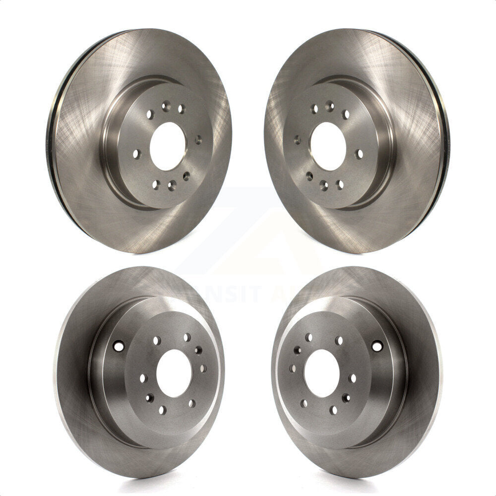 Front Rear Disc Brake Rotors Kit For 2009-2011 Kia Borrego K8-101563
