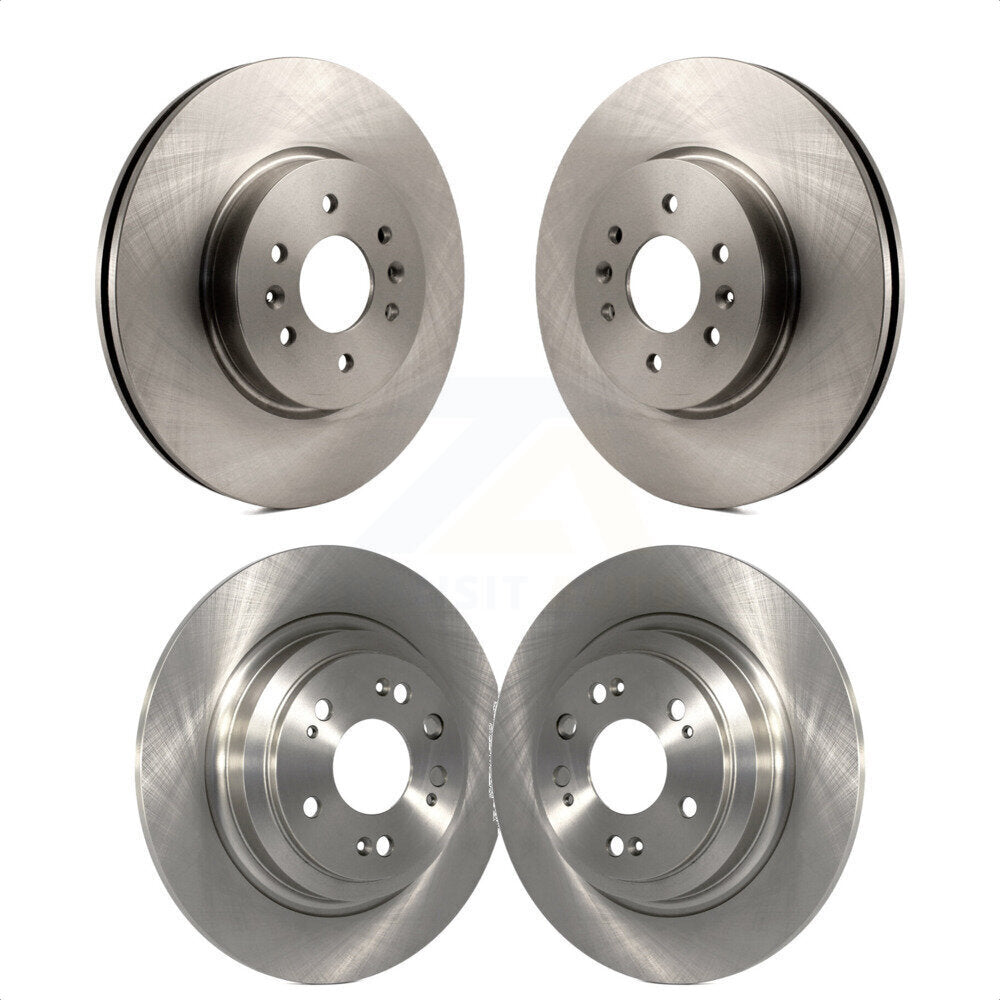 Front Rear Disc Brake Rotors Kit For 2009-2014 Acura TL K8-101565