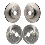 Front Rear Disc Brake Rotors Kit For 2009-2014 Acura TL K8-101565