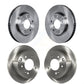 Front Rear Disc Brake Rotors Kit For Kia Forte Soul Koup Forte5 K8-101569