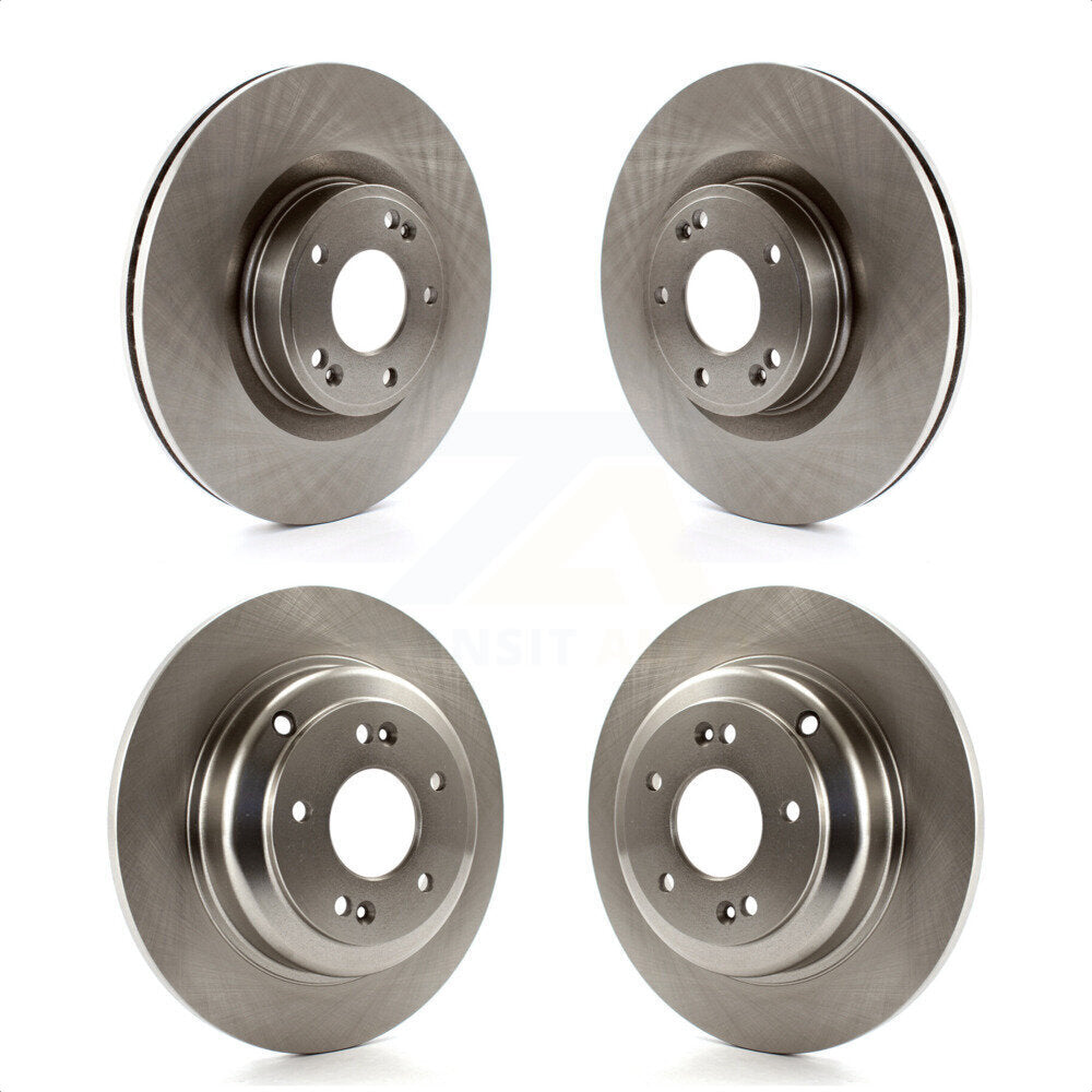 Front Rear Disc Brake Rotors Kit For Hyundai Genesis Coupe K8-101571