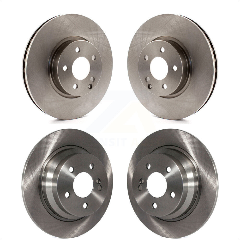 Front Rear Disc Brake Rotors Kit For 2014-2016 Mercedes-Benz E250 With 322mm Diameter Rotor K8-101577