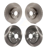 Front Rear Disc Brake Rotors Kit For 2014-2016 Mercedes-Benz E250 With 322mm Diameter Rotor K8-101577