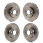 Front Rear Disc Brake Rotors Kit For Mercedes-Benz E350 C300 C350 K8-101579