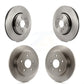 Front Rear Disc Brake Rotors Kit For 2010-2013 Suzuki Kizashi K8-101580