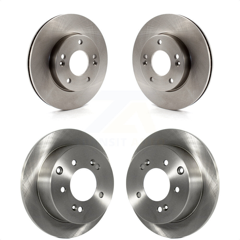 Front Rear Disc Brake Rotors Kit For 2010-2011 Kia Soul 1.6L K8-101581