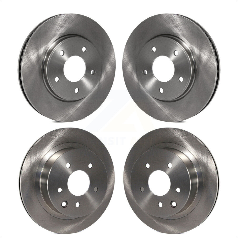 Front Rear Disc Brake Rotors Kit For Nissan LEAF K8-101583