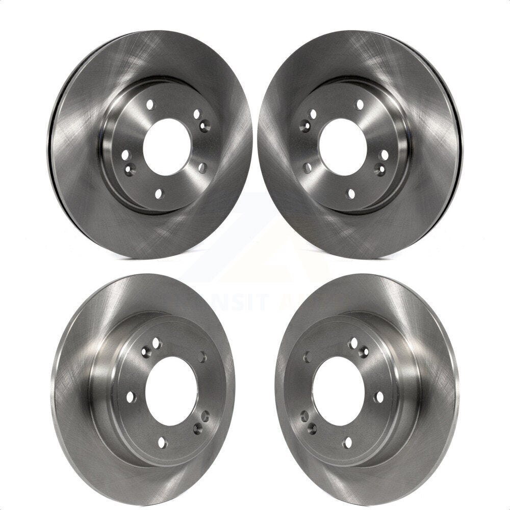 Front Rear Disc Brake Rotors Kit For Hyundai Elantra Kia Soul Forte Veloster GT Kona Forte5 Coupe Koup Venue Seltos K8-101584