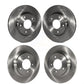 Front Rear Disc Brake Rotors Kit For Hyundai Elantra GT Kia Forte Forte5 K8-101585