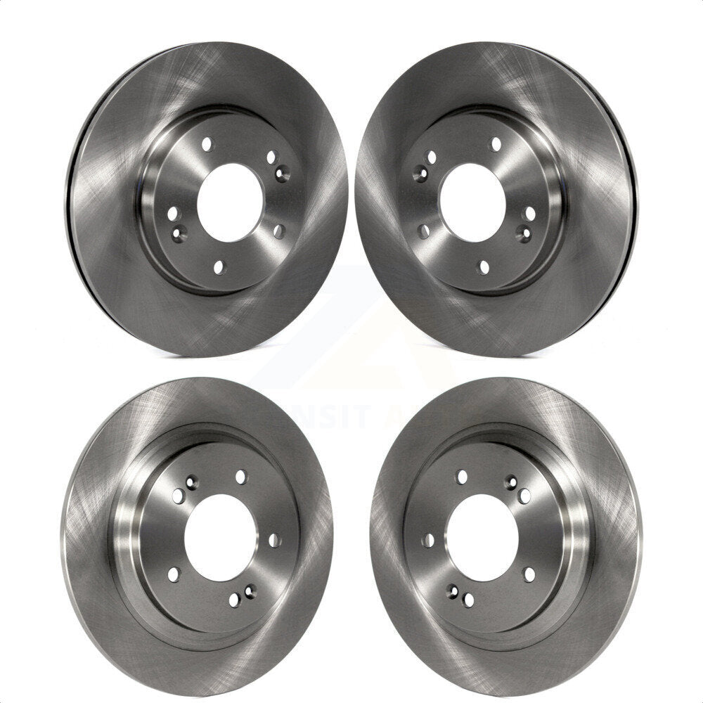 Front Rear Disc Brake Rotors Kit For Hyundai Elantra GT Kia Forte Forte5 K8-101585