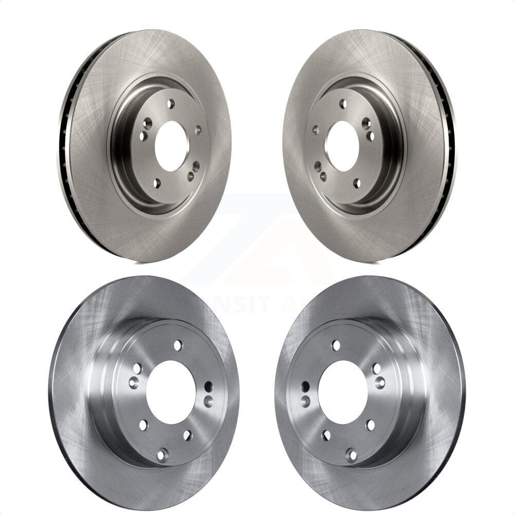 Front Rear Disc Brake Rotors Kit For Kia Optima Hyundai Tucson Azera Cadenza K8-101587