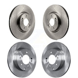 Front Rear Disc Brake Rotors Kit For Kia Optima Hyundai Tucson Azera Cadenza K8-101587