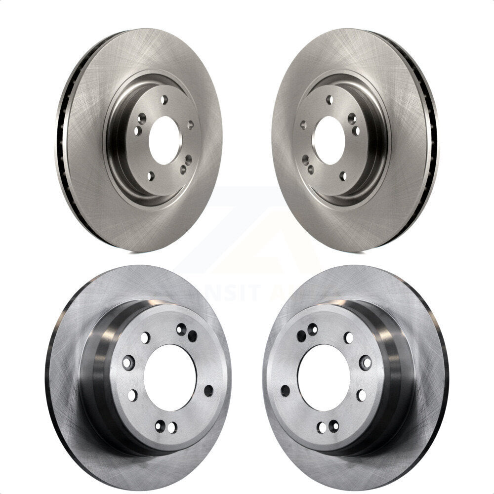 Front Rear Disc Brake Rotors Kit For 2015 Hyundai Tucson FWD with FUEL CELL EV (FCEV) engine K8-101588