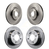 Front Rear Disc Brake Rotors Kit For 2015 Hyundai Tucson FWD with FUEL CELL EV (FCEV) engine K8-101588