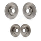 Front Rear Disc Brake Rotors Kit For 2012-2017 Fiat 500 Naturally Aspirated K8-101597