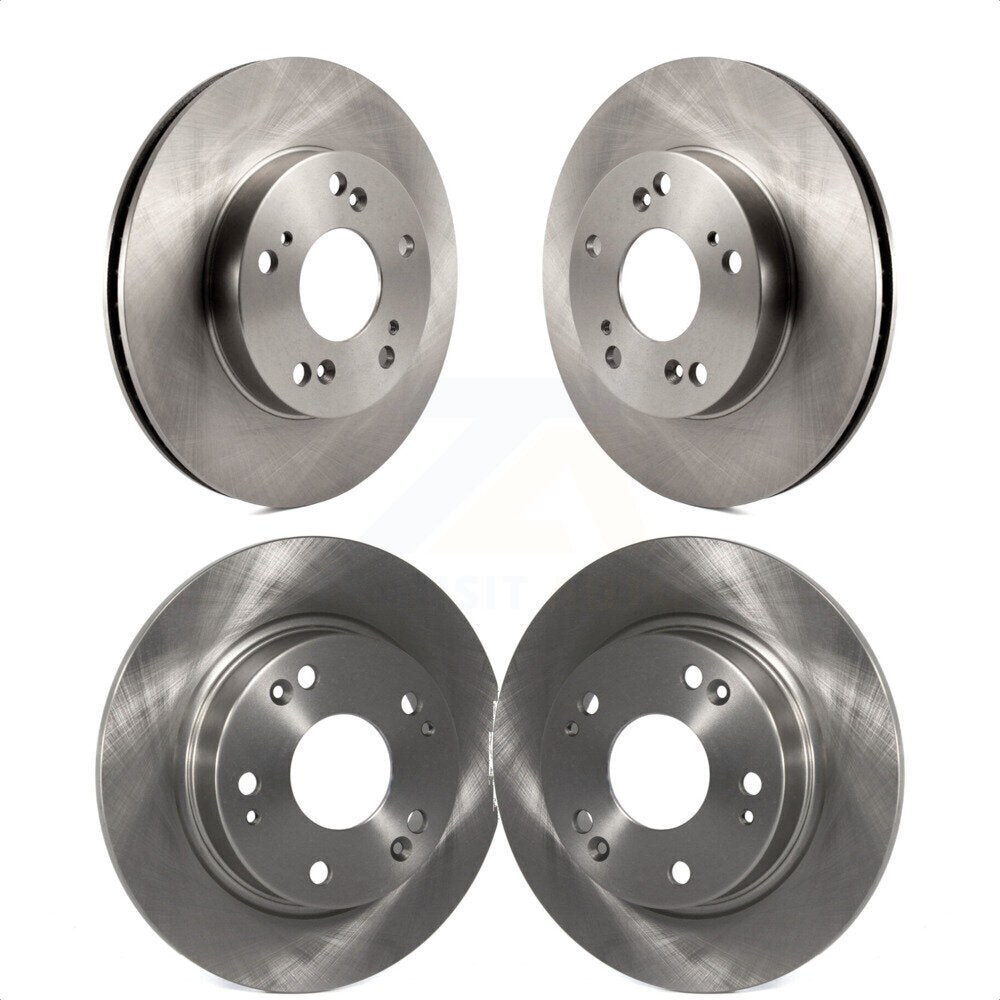 Front Rear Disc Brake Rotors Kit For Honda Civic Acura ILX K8-101598
