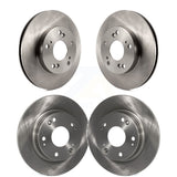 Front Rear Disc Brake Rotors Kit For Honda Civic Acura ILX K8-101598