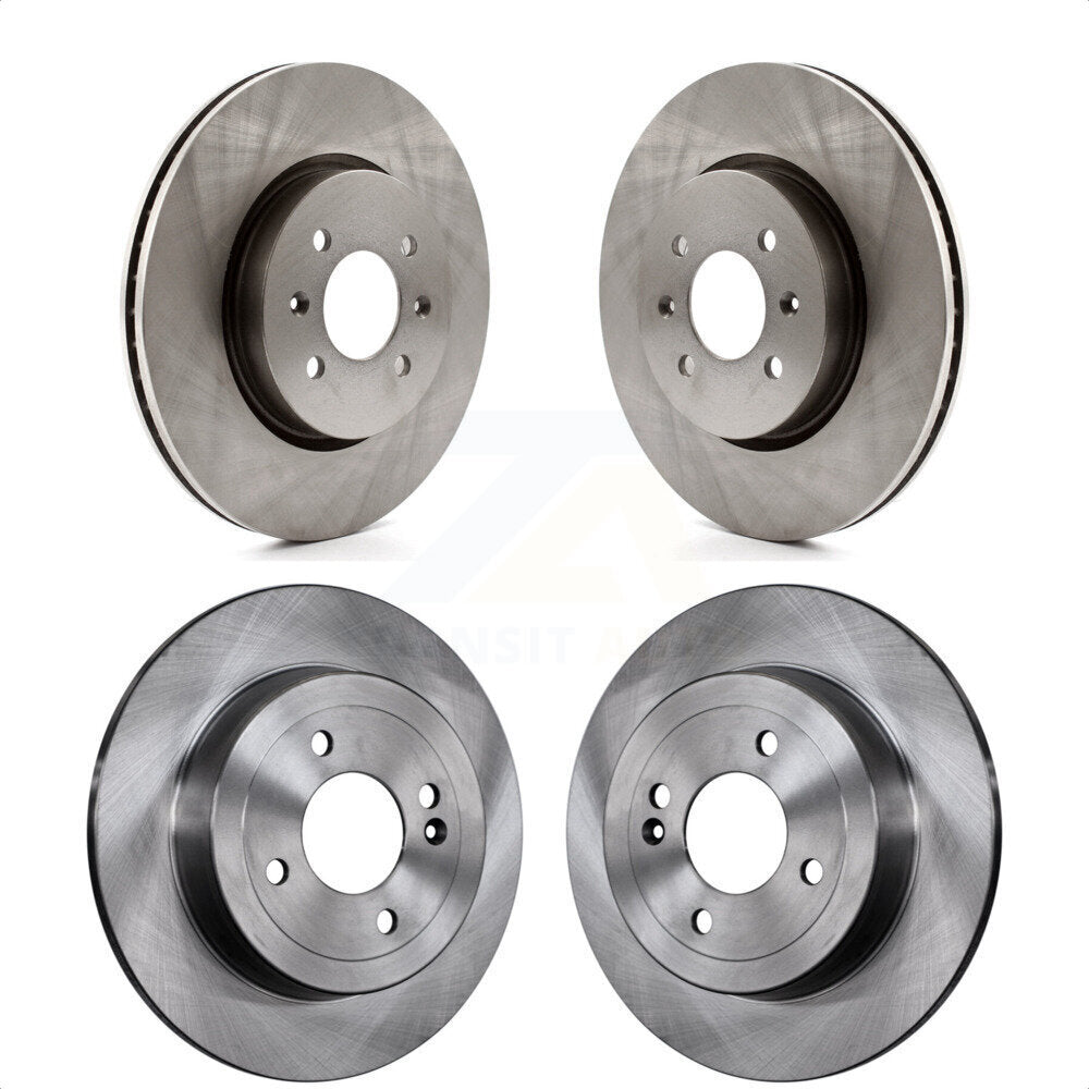 Front Rear Disc Brake Rotors Kit For Kia Rio Hyundai Accent K8-101603