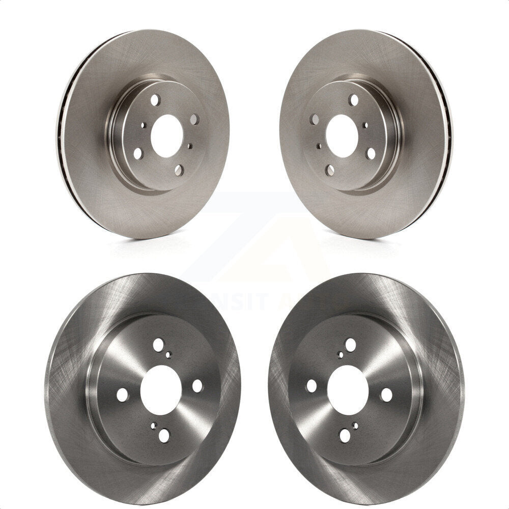 Front Rear Disc Brake Rotors Kit For Toyota Yaris K8-101604