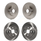 Front Rear Disc Brake Rotors Kit For Toyota Yaris K8-101604